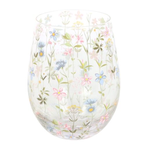 Floral Print Stemless Glass - Image 2