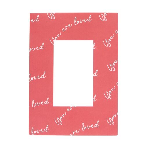 You Are Loved Heart Necklace Greeting Card - Image 3