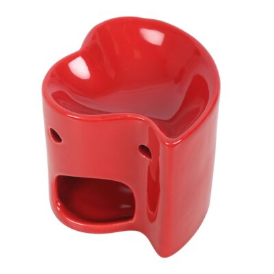 Heart Oil Burner Red