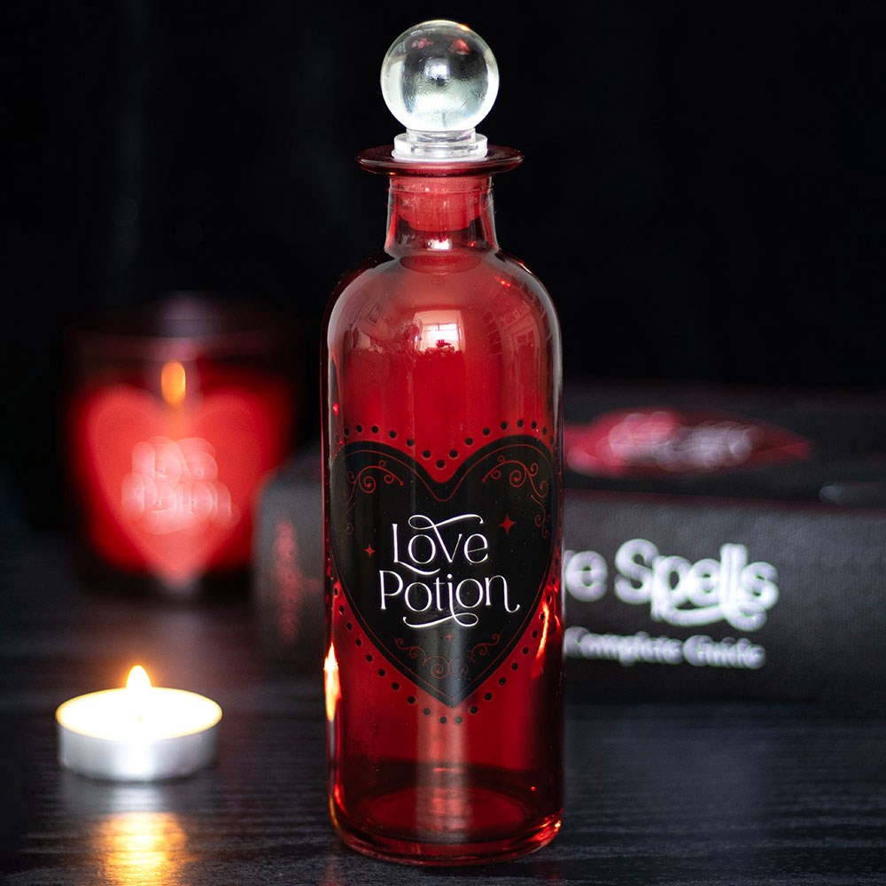 Decorative Glass Love Potion Bottle - Image 4