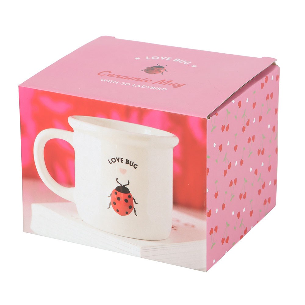 Love Bug Mug with 3D Ladybird - Image 3