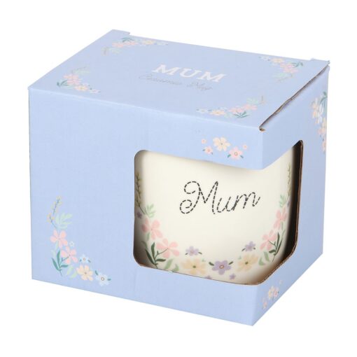 Mum Pastel Floral Mug - Image 4