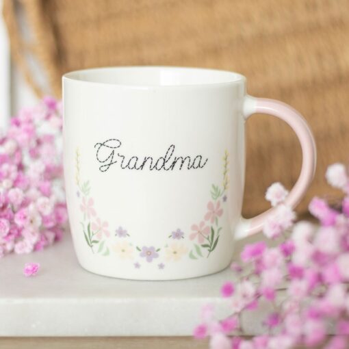 Grandma Pastel Floral Mug - Image 5