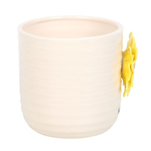 Hello Sunshine Plant Pot with 3D Sunflower - Image 2