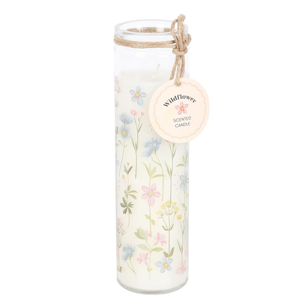 Floral Print Wildflower Tube Candle - Image 4
