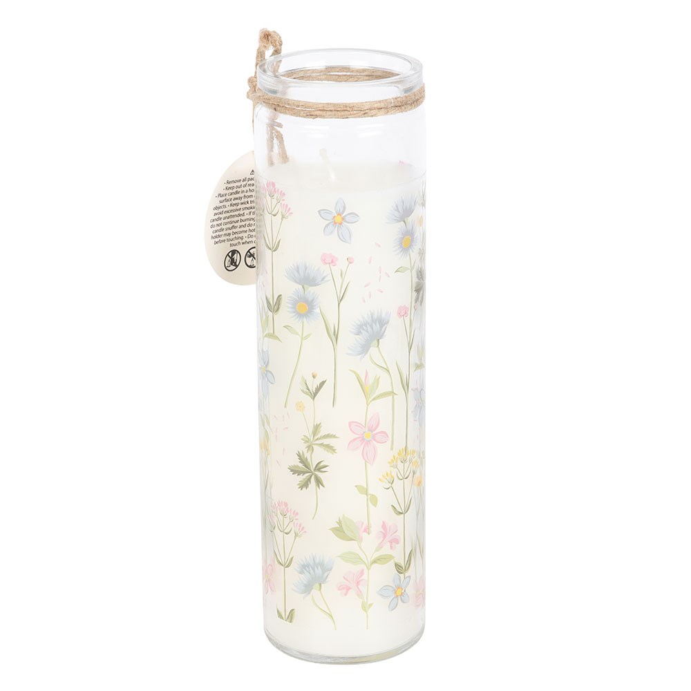 Floral Print Wildflower Tube Candle - Image 2