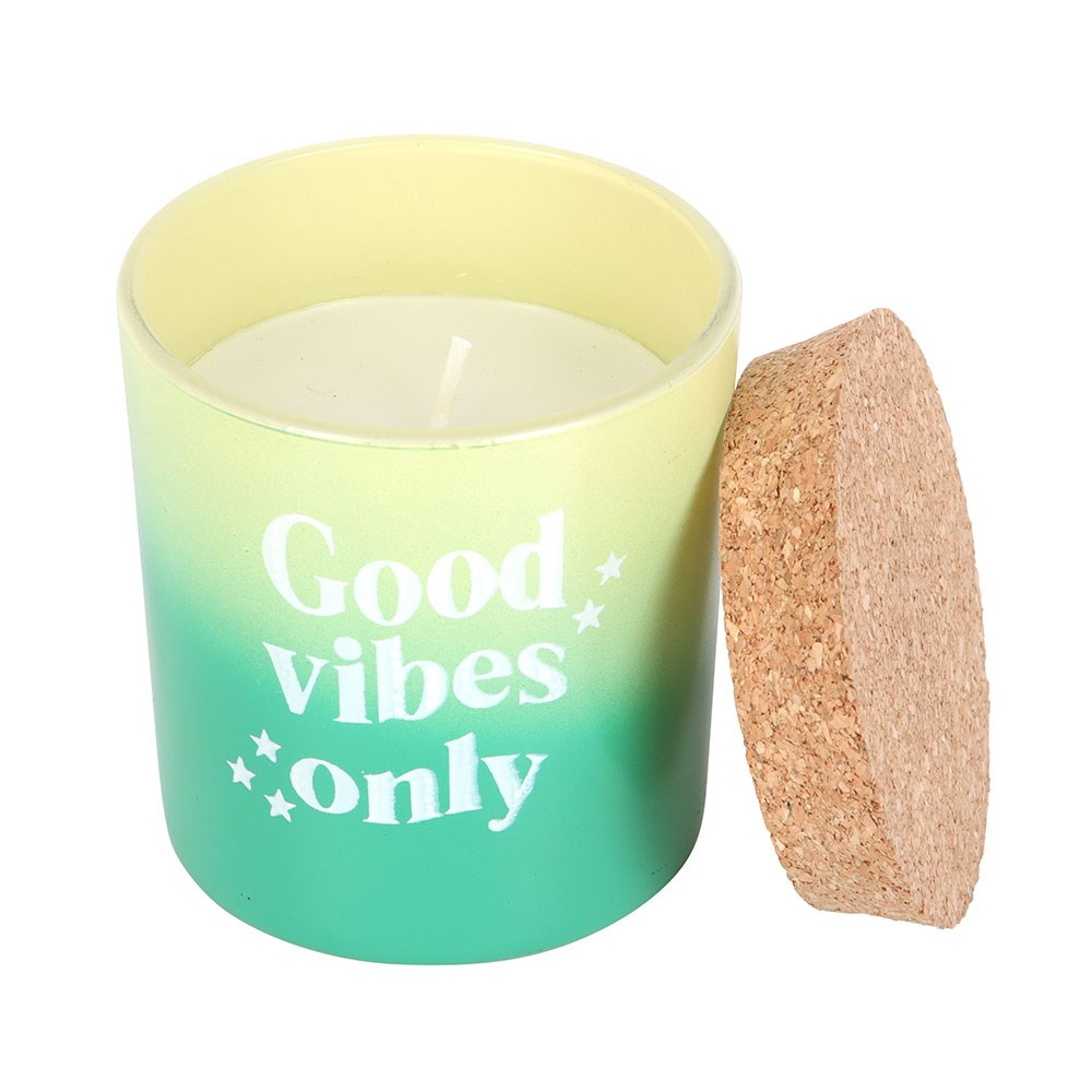 Good Vibes Only Mandarin & Bergamot Candle - Image 5