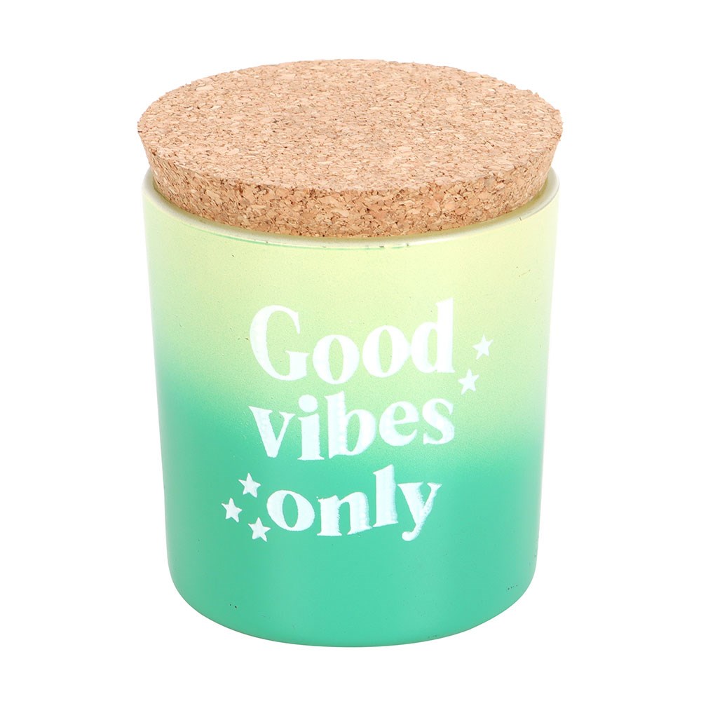 Good Vibes Only Mandarin & Bergamot Candle - Image 4