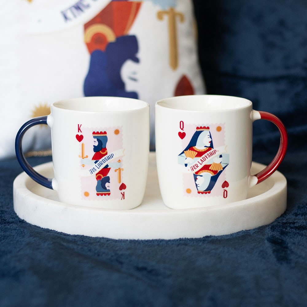 Her Ladyship & His Lordship Ceramic Couples Mug Set - Image 4