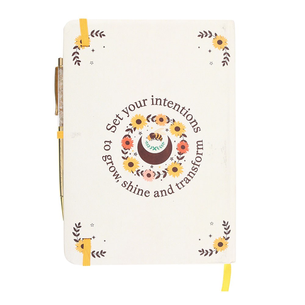Summer Solstice Intention Journal with Citrine Pen - Image 2