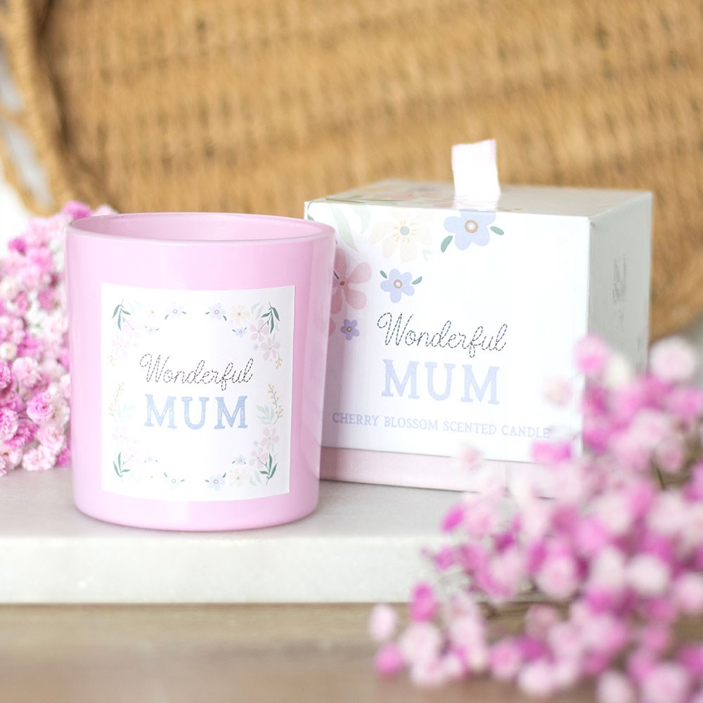 Wonderful Mum Cherry Blossom Candle - Image 4