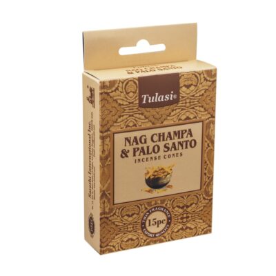 Tulasi Nag Champa & Palo Santo Cones Box
