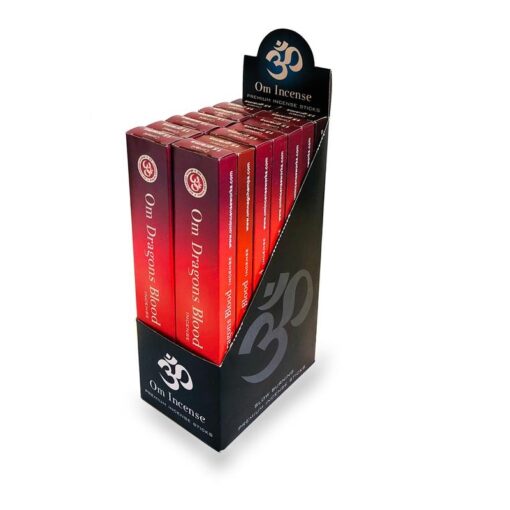 Om Dragons Blood Incense 15gm Box of 12 packets