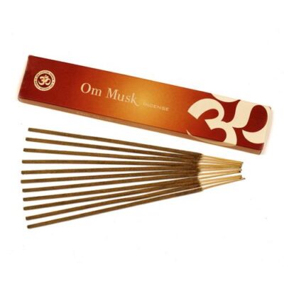 Om Musk Incense 15gm Box of 12 packets