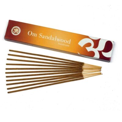 Om Sandalwood Incense 15gm Box of 12 packets