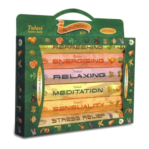 Aromatherapy Hexagon Gift Pack 20 Stick Incense
