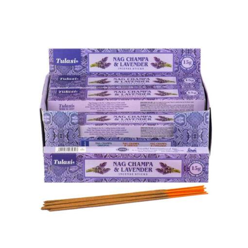 Tulasi Nag Champa & Lavender 15gm Incense Box