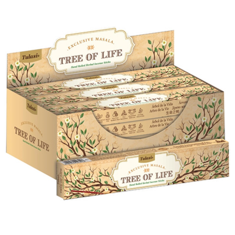 Tulasi Tree Of Life 15gm Incense Box