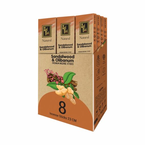 Zed Black Sandalwood and Olibanum Incense Packet