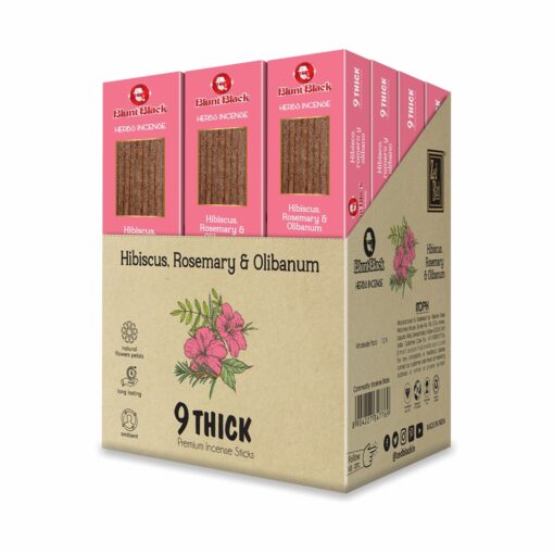 Blunt Black Hibiscus, Rosemary & Olibanum Incense Packet