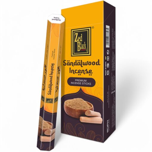 Zed Black Sandalwood Incense 20gm Box of 6