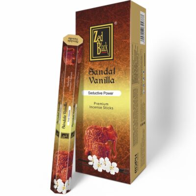 Zed Black Sandal Vanilla 20gm Box of 6