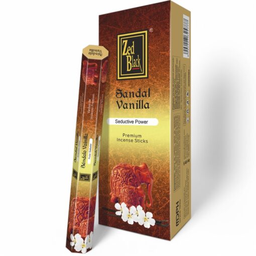 Zed Black Sandal Vanilla 20gm Box of 6