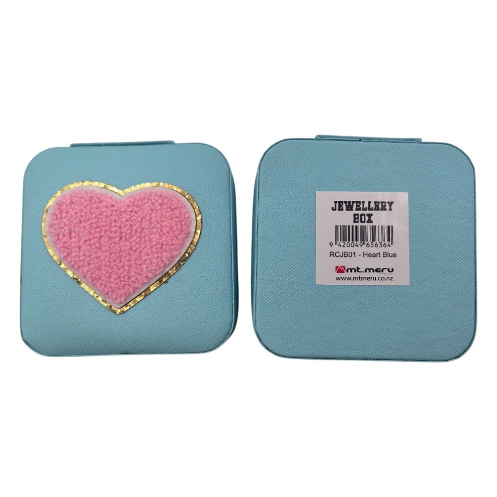 Heart Blue Jewellery Box - Image 2