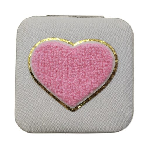 Heart White Jewellery Box