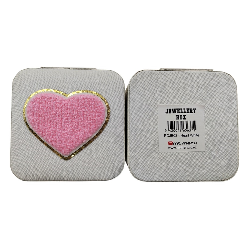Heart White Jewellery Box - Image 2