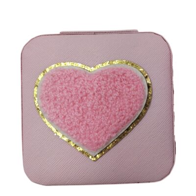 Heart Pink Jewellery Box