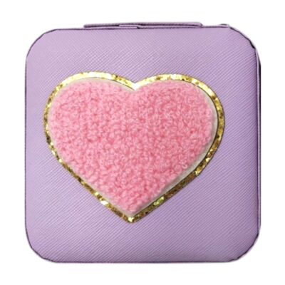 Heart Lavender Jewellery Box