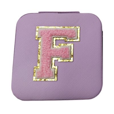 F Lavender Jewellery Box