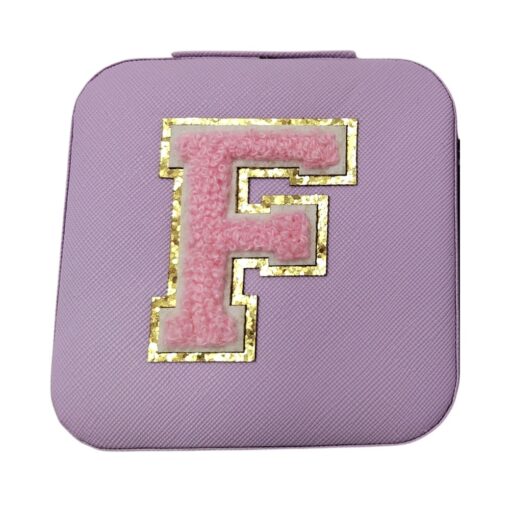 F Lavender Jewellery Box