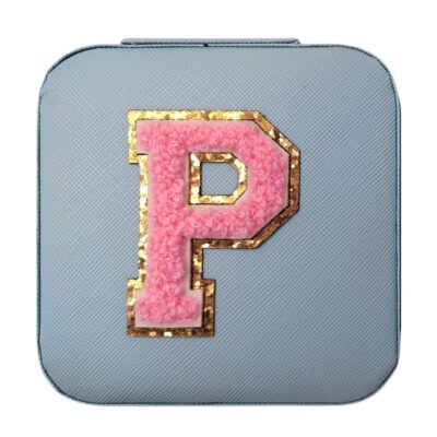 P Blue Jewellery Box