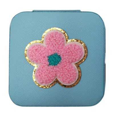 Flower Blue Jewellery Box