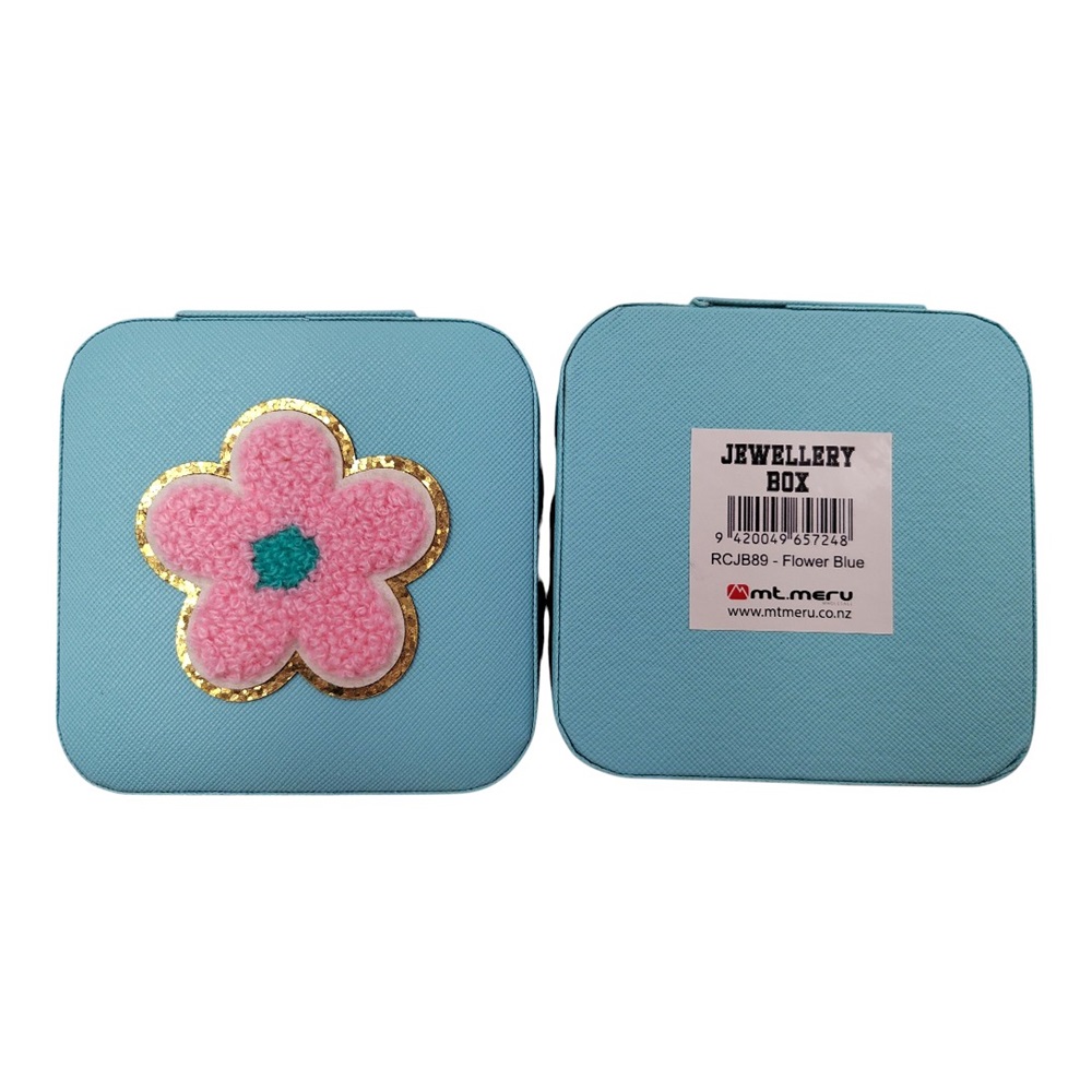 Flower Blue Jewellery Box - Image 2