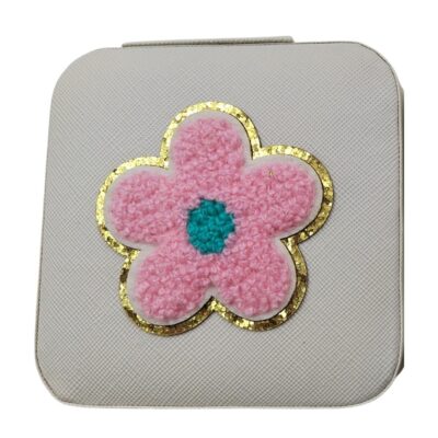 Flower White Jewellery Box