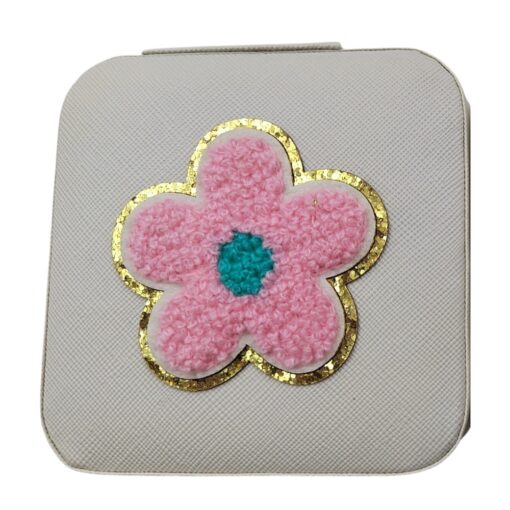 Flower White Jewellery Box