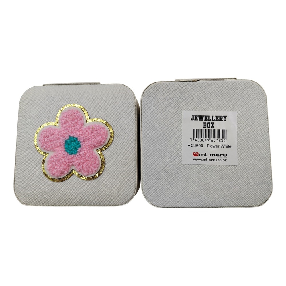 Flower White Jewellery Box - Image 2