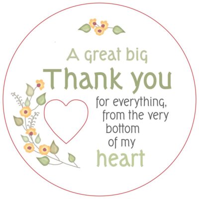 Thank You Piece of My Heart Magnet