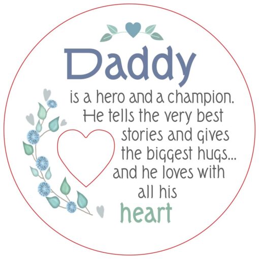 Daddy Piece of My Heart Magnet