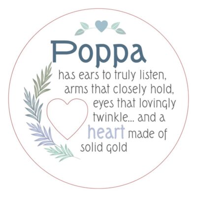 Poppa Piece of My Heart Magnet