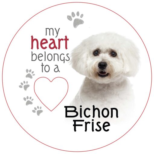 Bichon Frise Piece of My Heart Magnet