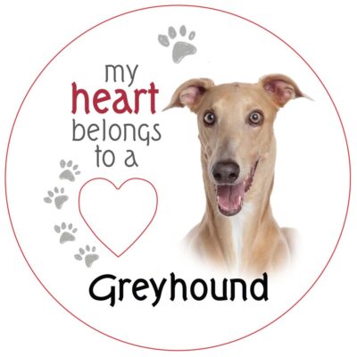 Greyhound Piece of My Heart Magnet