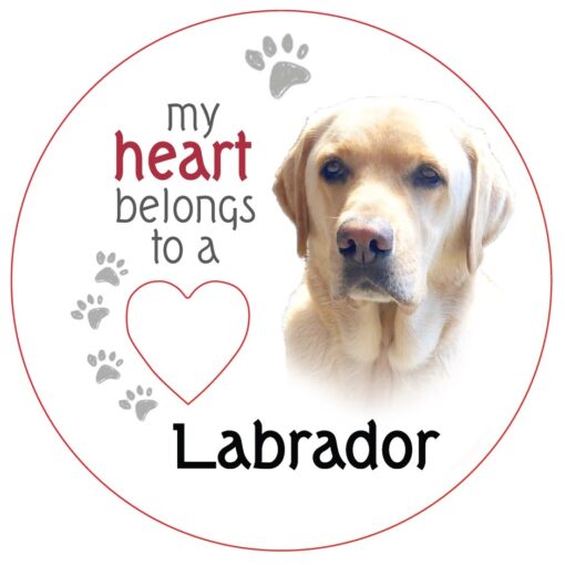 Golden Labrador Piece of My Heart Magnet