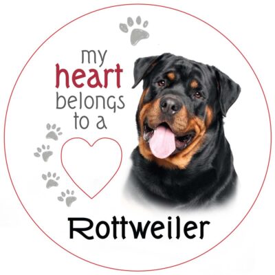 Rottweiler Piece of My Heart Magnet