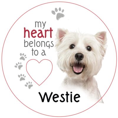 Westie Piece of My Heart Magnet