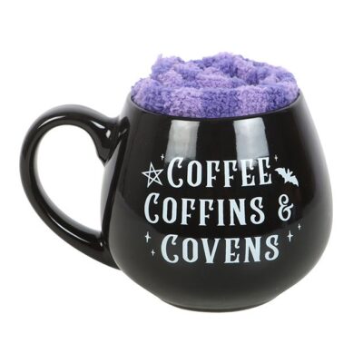 Coffee, Coffin & Covens Mug And Socks Set