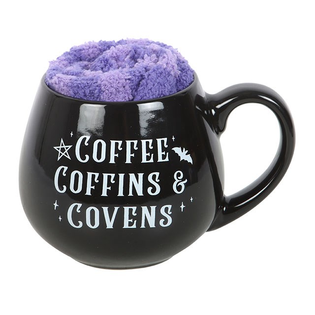 Coffee, Coffin & Covens Mug And Socks Set - Image 4